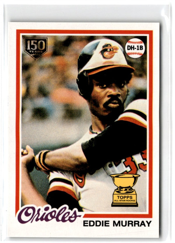 2019 Topps Iconic Card Reprints 150th Anniversary Eddie Murray #ICR-86 137/150