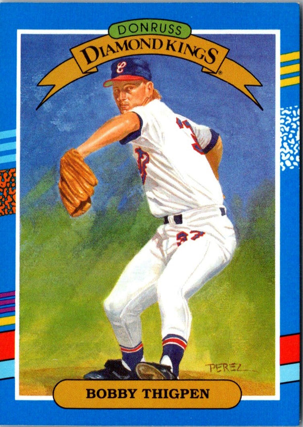 1991 Donruss Super Diamond Kings Bobby Thigpen #8