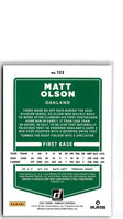 2021 Donruss Holo Red Matt Olson #122