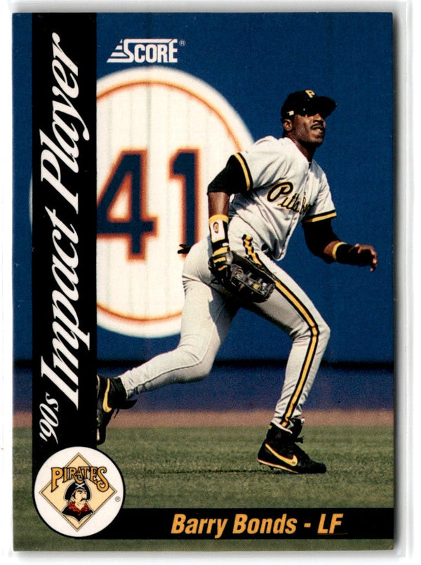 1992 Score Impact Players Barry Bonds #55