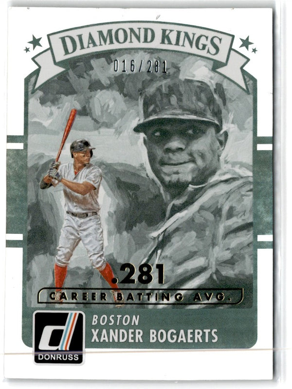 2016 Donruss Career Stat Line Xander Bogaerts #4 016/281