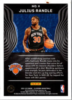 2022 Panini Flux Triumph Julius Randle #9
