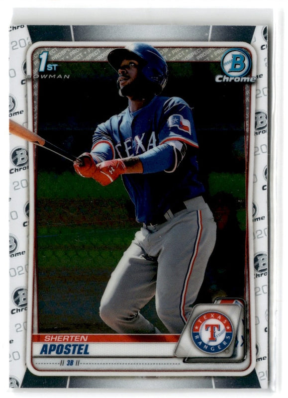 2020 Bowman Chrome Prospects Sherten Apostel #BCP-46