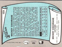 1989 Pacific Legends II Mickey Cochrane #151