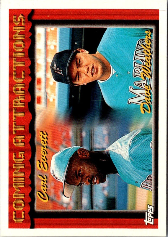 1994 Topps Carl Everett/Dave Weathers #781