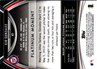 2013 Bowman Platinum Gio Gonzalez #41