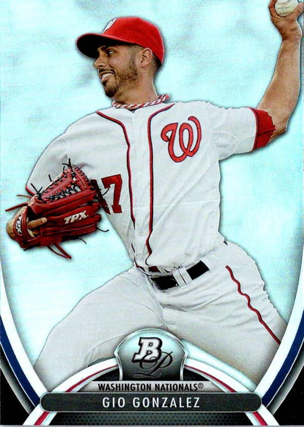 2013 Bowman Platinum Gio Gonzalez #41