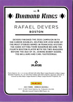 2021 Donruss Holo Purple Rafael Devers #5