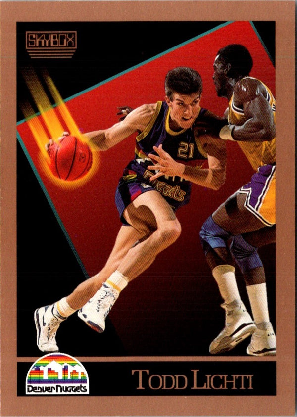 1990 SkyBox Todd Lichti #79 Rookie