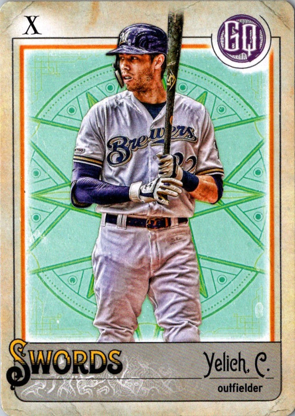 2021 Topps Gypsy Queen Tarot of the Diamond Christian Yelich #TOD-9