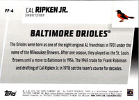 2019 Topps Franchise Feats Cal Ripken Jr. #FF-4