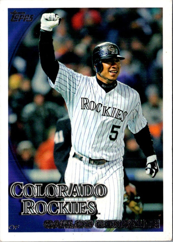 2010 Topps Carlos Gonzalez #398