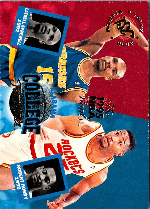 1994 Stadium Club Super Teams NBA Finals Robert Horry/Latrell Sprewell #106