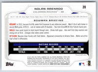 2014 Bowman Nolan Arenado #20