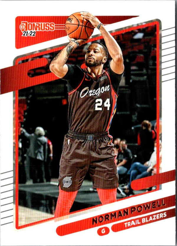 2021 Donruss Holo Red and Gold Laser Norman Powell #102