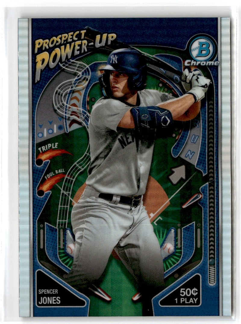 2024 Bowman Chrome Prospects Power Up Spencer Jones