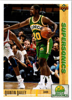 1991 Upper Deck International Italian Seattle Supersonics Logo #155