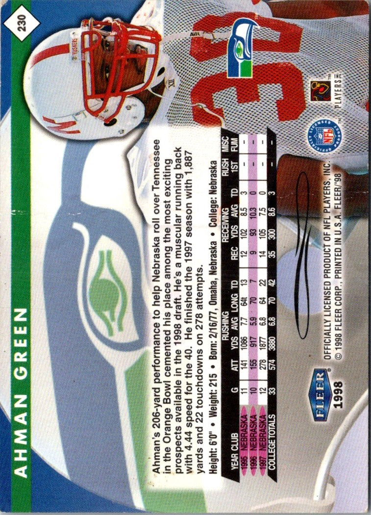 1998 Fleer Tradition Ahman Green