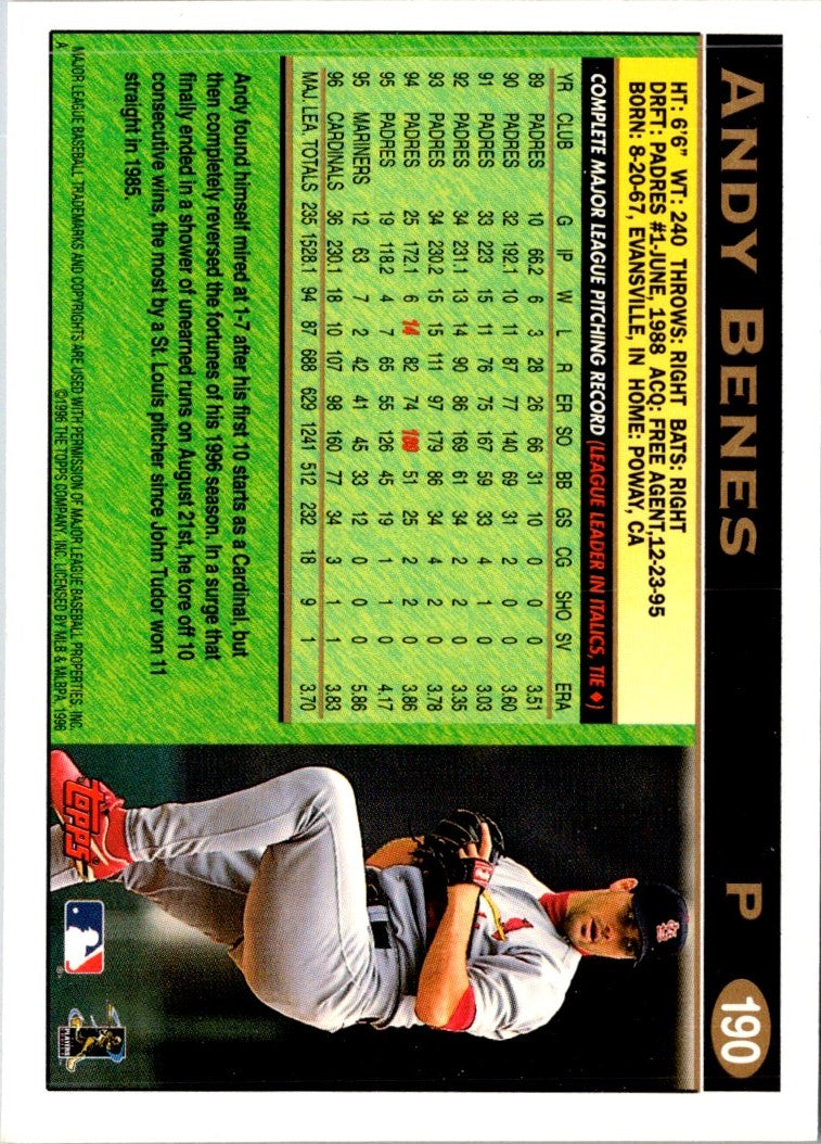 1997 Topps Andy Benes