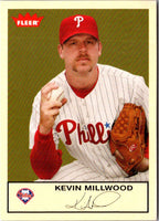 2005 Fleer Tradition Gray Backs Gold Letter Kevin Millwood #168