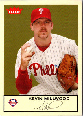 2005 Fleer Tradition Gray Backs Gold Letter Kevin Millwood #168