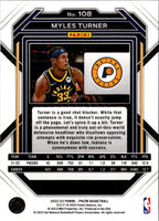 2022 Panini Prizm Myles Turner #108