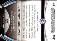 2013 Bowman Platinum Prospects Aaron Sanchez #BPP39