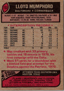 1977 Topps Lloyd Mumphord