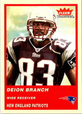 2004 Fleer Tradition Deion Branch #178