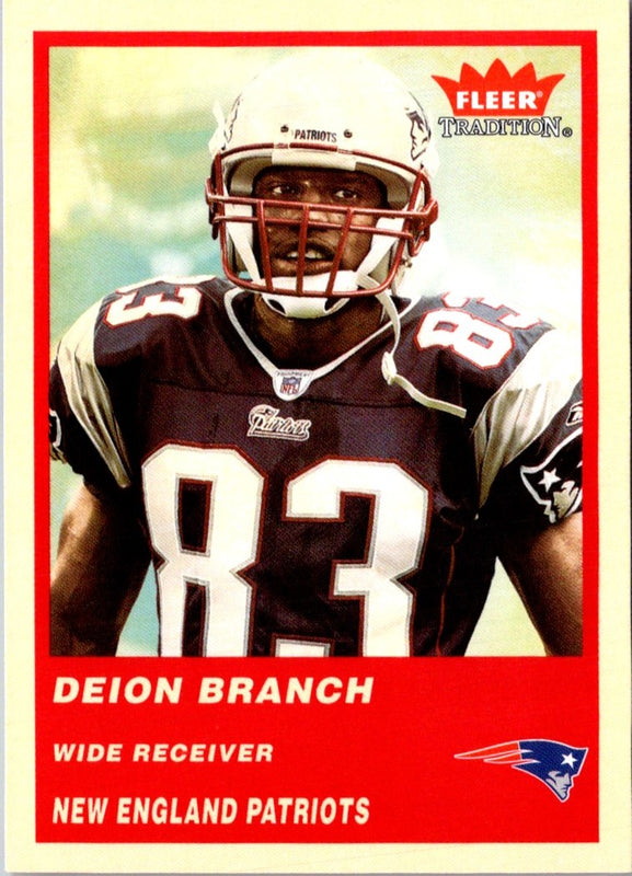 2004 Fleer Tradition Deion Branch #178