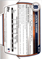 2023 Bowman Draft Jaden Hamm #BD-154 Rookie