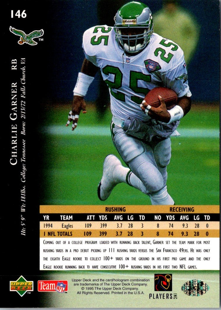 1995 Upper Deck Electric Charlie Garner