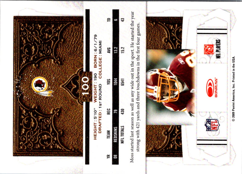 2009 Donruss Classics Santana Moss