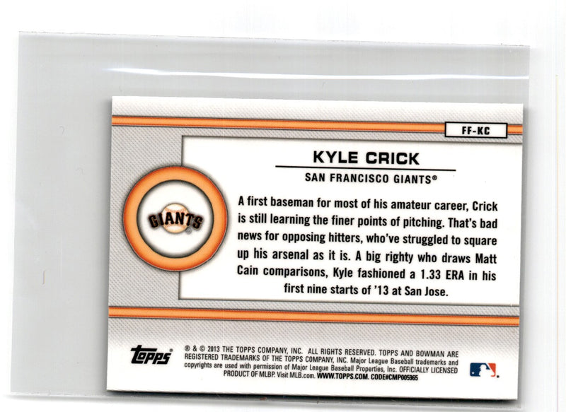 2013 Bowman Draft Picks & Prospects Future of the Franchise Kyle Crick