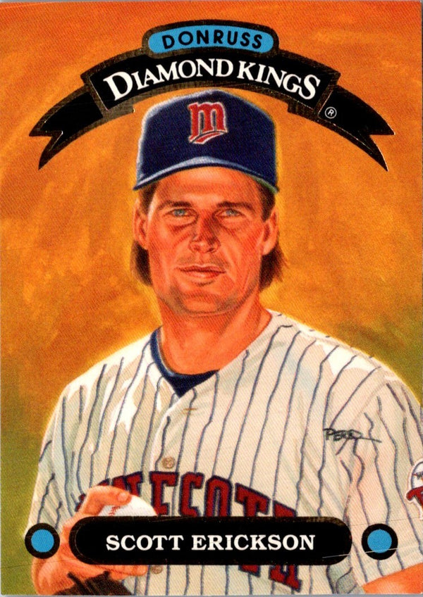 1992 Donruss Diamond Kings Scott Erickson #DK-21