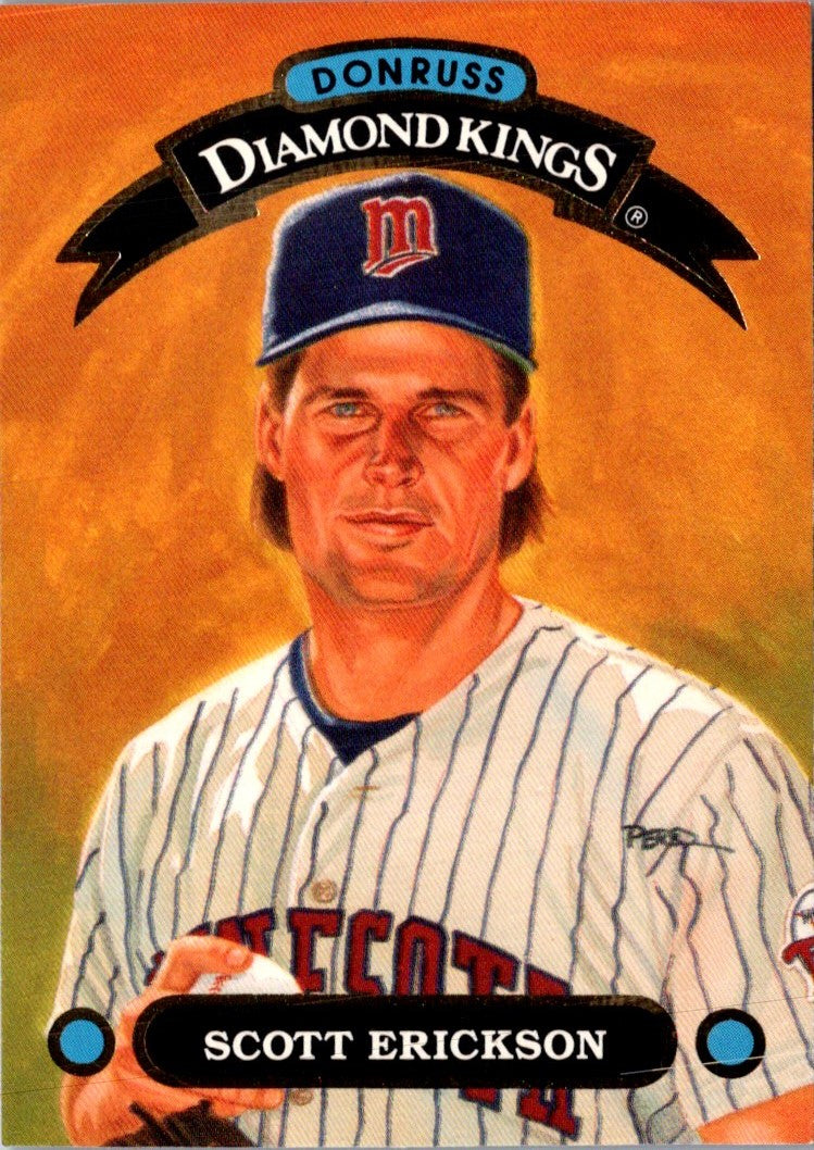 1992 Donruss Diamond Kings Scott Erickson