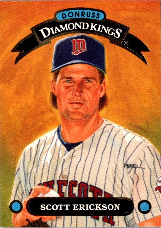 1992 Donruss Diamond Kings Scott Erickson #DK-21