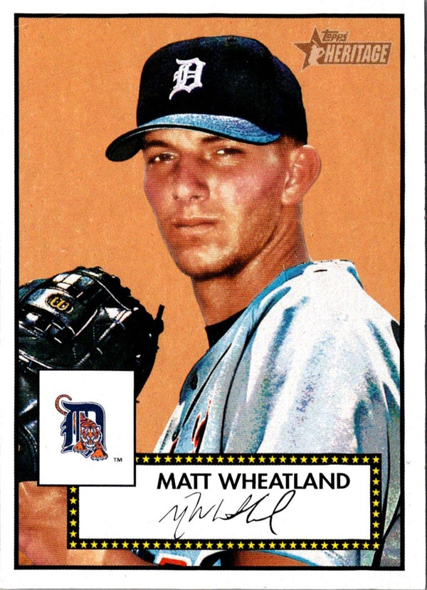 2001 Topps Heritage Matt Wheatland #100