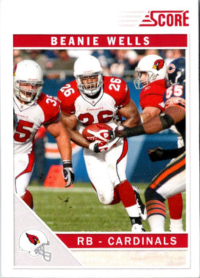 2011 Score Scorecard Beanie Wells #2