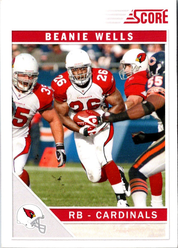 2011 Score Scorecard Beanie Wells #2