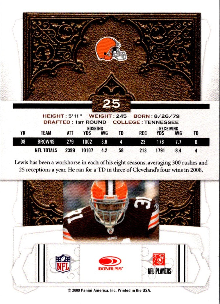 2009 Donruss Classics Jamal Lewis