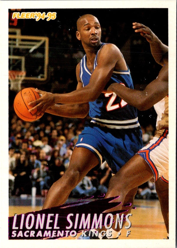1994 Fleer Lionel Simmons #196