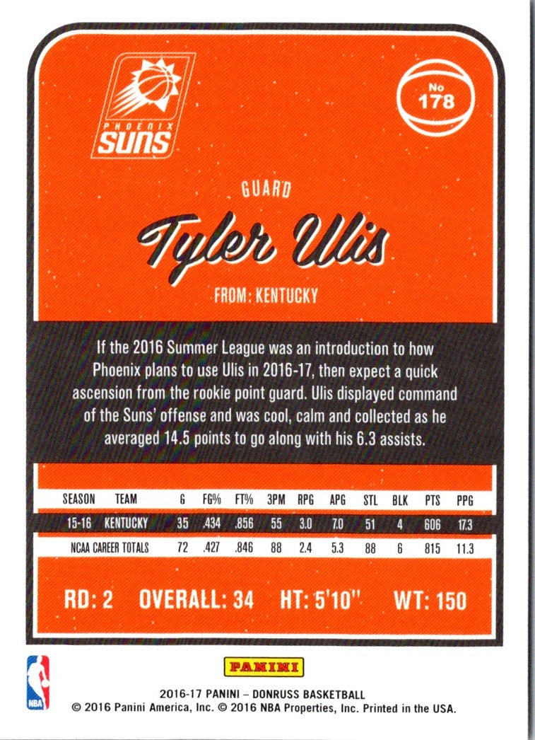 2016 Donruss Tyler Ulis