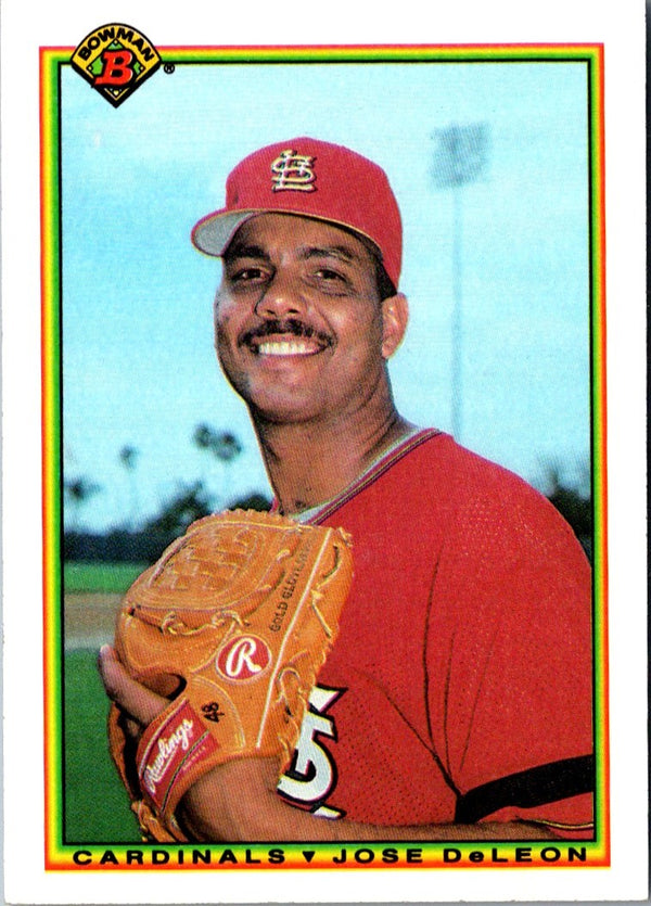 1990 Bowman Jose DeLeon #186