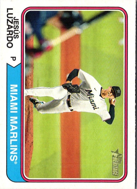2023 Topps Heritage JesÃºs Luzardo #114