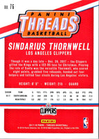 2017 Panini Threads Sindarius Thornwell #76 Rookie