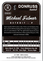 2017 Donruss Magenta Back Michael Fulmer #96