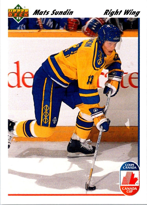 1991 Upper Deck French Mats Sundin #31A