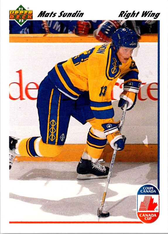 1991 Upper Deck French Mats Sundin #31A