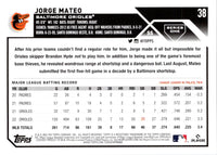 2023 Topps Jorge Mateo #38